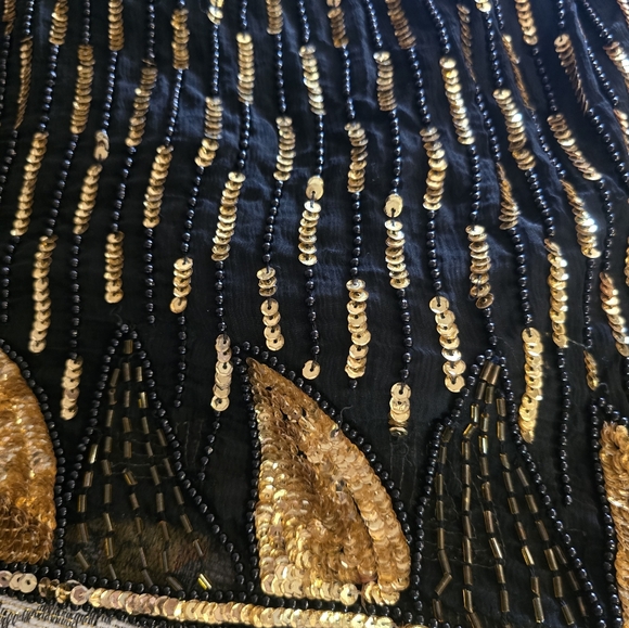 Women's Vintage Sequin Blouse and Skirt Size Medium - Picture 8 of 9